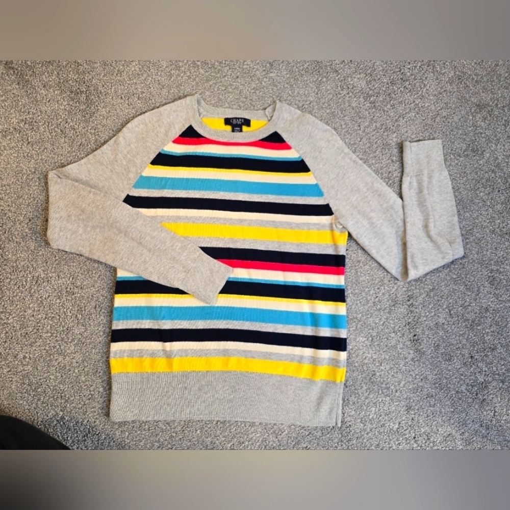 Chaps Lightweight Striped Sweater Size Small